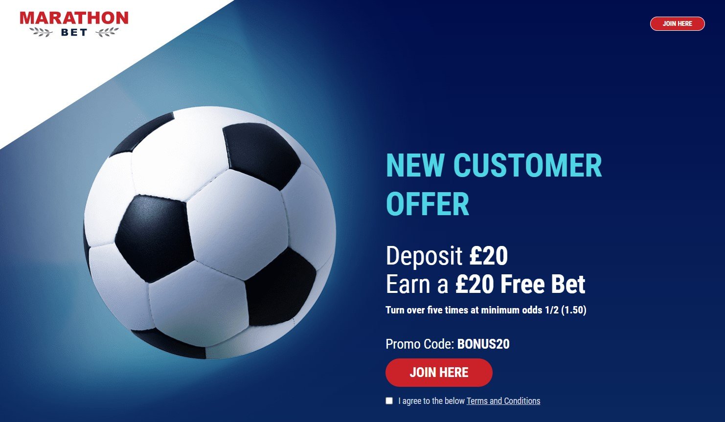 marathonbet welcome offer bet 20 get 20